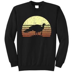 Turkey Hunting Retro Sunset Upland Bird Hunters Thanksgiving Sweatshirt