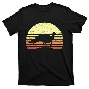 Turkey Hunting Retro Sunset Upland Bird Hunters Thanksgiving T-Shirt