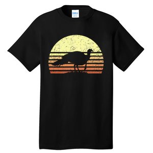 Turkey Hunting Retro Sunset Upland Bird Hunters Thanksgiving Tall T-Shirt