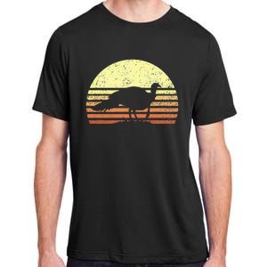 Turkey Hunting Retro Sunset Upland Bird Hunters Thanksgiving Adult ChromaSoft Performance T-Shirt