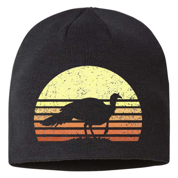 Turkey Hunting Retro Sunset Upland Bird Hunters Thanksgiving Sustainable Beanie