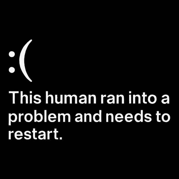 This Human Ran Into A Problem Needs To Restart Computer Daily Commute Backpack