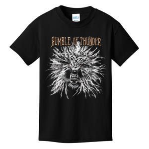 The Hu R.U.M.B.L.E Of Thunder Album Art Kids T-Shirt