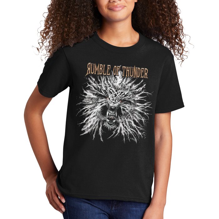 The Hu R.U.M.B.L.E Of Thunder Album Art Kids T-Shirt