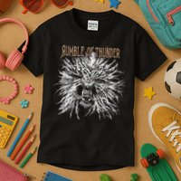 The Hu R.U.M.B.L.E Of Thunder Album Art Kids T-Shirt
