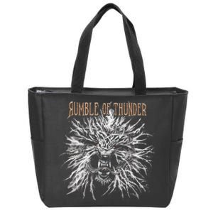 The Hu R.U.M.B.L.E Of Thunder Album Art Zip Tote Bag