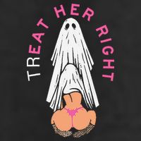 Treat Her Right 7 Panel Mesh Trucker Snapback Hat