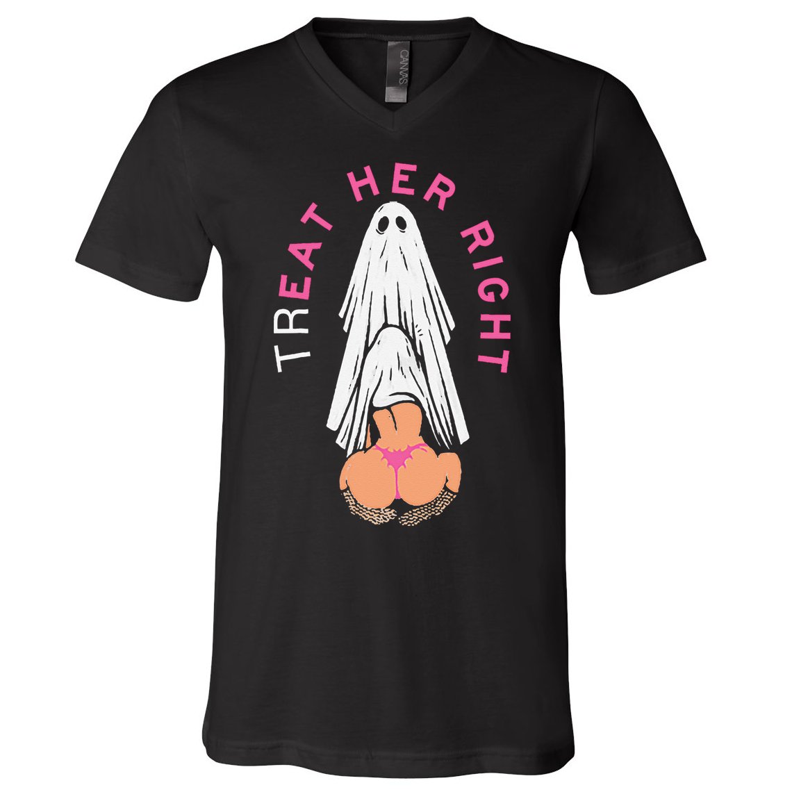 Treat Her Right V-Neck T-Shirt