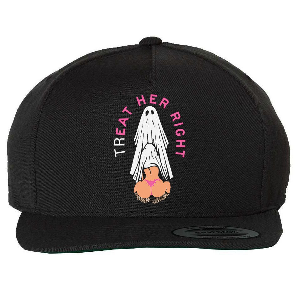 Treat Her Right Wool Snapback Cap