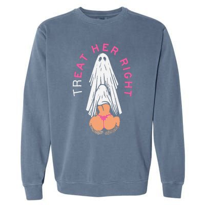 Treat Her Right Garment-Dyed Sweatshirt