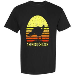 Turkey Hunting Retro Sunset Upland Bird Hunter Thanksgiving Garment-Dyed Heavyweight T-Shirt