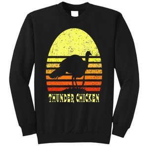 Turkey Hunting Retro Sunset Upland Bird Hunter Thanksgiving Sweatshirt