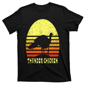 Turkey Hunting Retro Sunset Upland Bird Hunter Thanksgiving T-Shirt