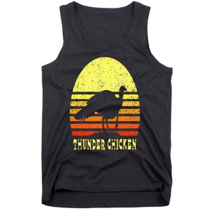 Turkey Hunting Retro Sunset Upland Bird Hunter Thanksgiving Tank Top