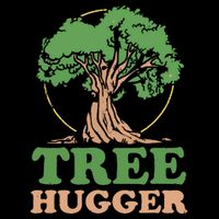 Tree Hugger Retro Vintage Environmental Nature Lover 16 in Basic Backpack