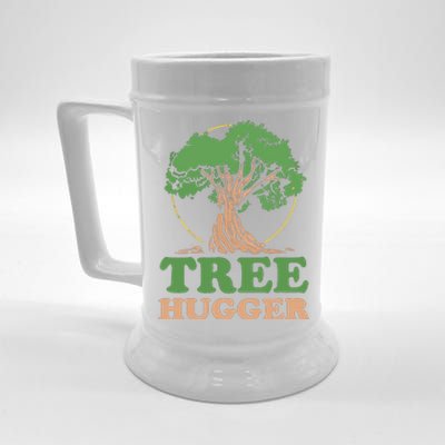 Tree Hugger Retro Vintage Environmental Nature Lover Beer Stein