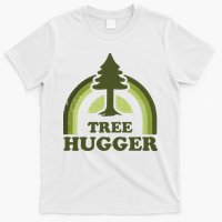 Tree Hugger Retro Vintage Environmental Nature Lover T-Shirt
