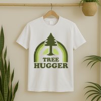 Tree Hugger Retro Vintage Environmental Nature Lover T-Shirt