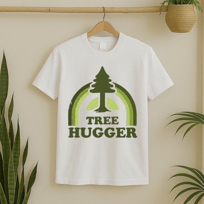 Tree Hugger Retro Vintage Environmental Nature Lover T-Shirt