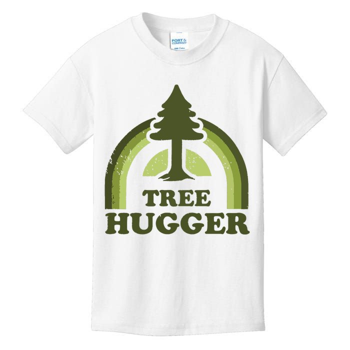 Tree Hugger Retro Vintage Environmental Nature Lover Kids T-Shirt