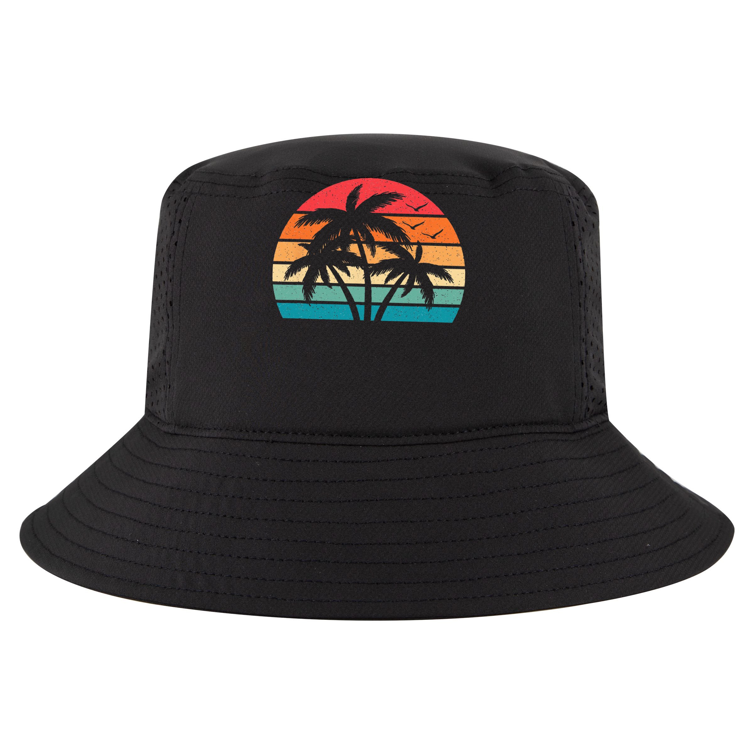 Tropical Hawaiian Retro Palm Tree Sunset Hawaii Beach Apron