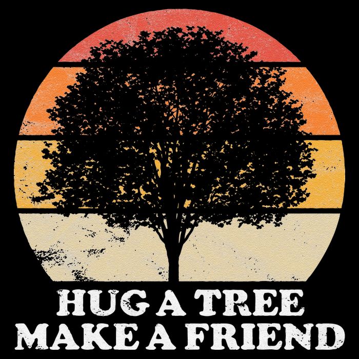 Tree Hugger Retro Environmental Nature Lover Earth Mousepad