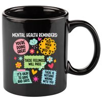 Tal Health Reminders Tal Health Awareness Month Gift 11oz C Handle Ceramic Mug