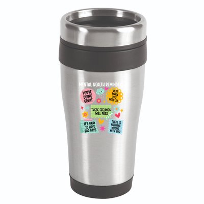 Tal Health Reminders Tal Health Awareness Month Gift 16oz Travel Tumbler