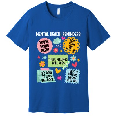Tal Health Reminders Tal Health Awareness Month Gift Premium T-Shirt