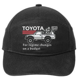 Toyotathon Hiluxfor Regime Changes On A Budget 7-Panel Snapback Hat