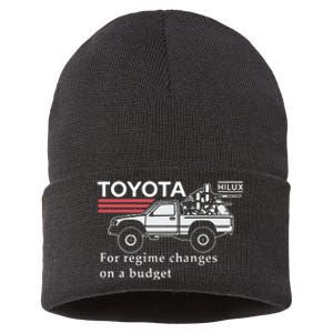 Toyotathon Hiluxfor Regime Changes On A Budget Sustainable Knit Beanie