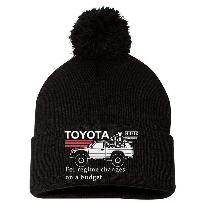 Toyotathon Hiluxfor Regime Changes On A Budget Pom Pom 12in Knit Beanie