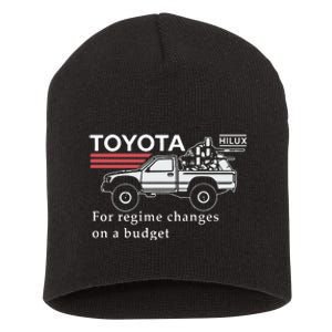 Toyotathon Hiluxfor Regime Changes On A Budget Short Acrylic Beanie