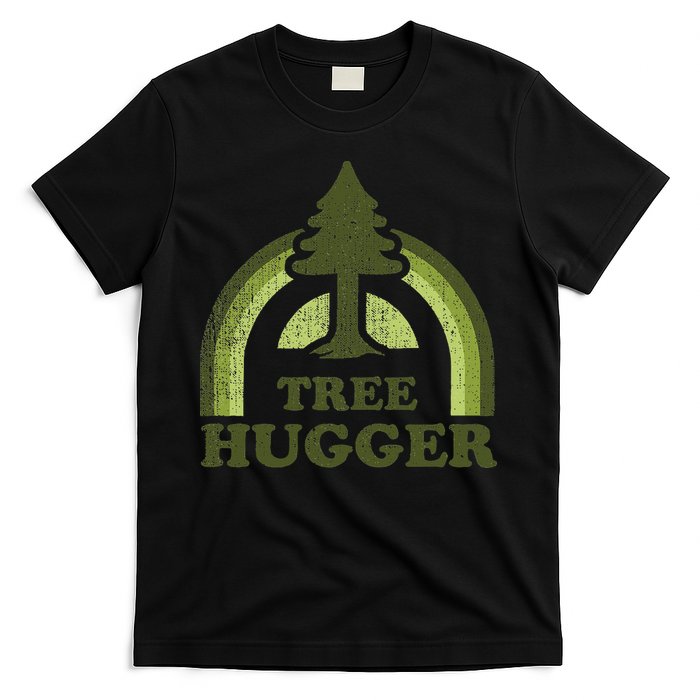 Tree Hugger Retro Environmental Nature Lover T-Shirt
