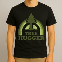 Tree Hugger Retro Environmental Nature Lover T-Shirt