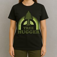 Tree Hugger Retro Environmental Nature Lover T-Shirt