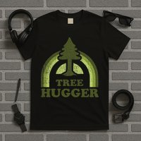 Tree Hugger Retro Environmental Nature Lover T-Shirt