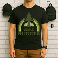 Tree Hugger Retro Environmental Nature Lover T-Shirt