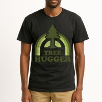 Tree Hugger Retro Environmental Nature Lover Tall T-Shirt