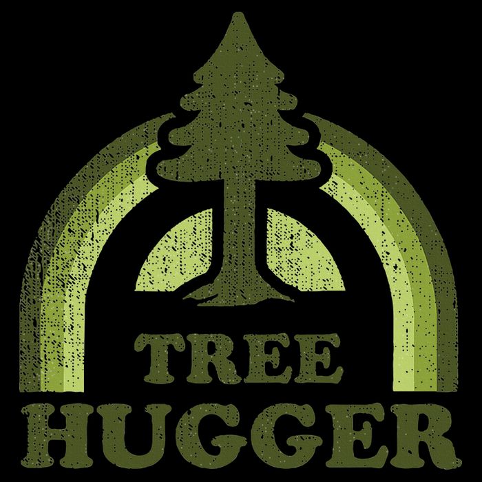 Tree Hugger Retro Environmental Nature Lover Tall T-Shirt