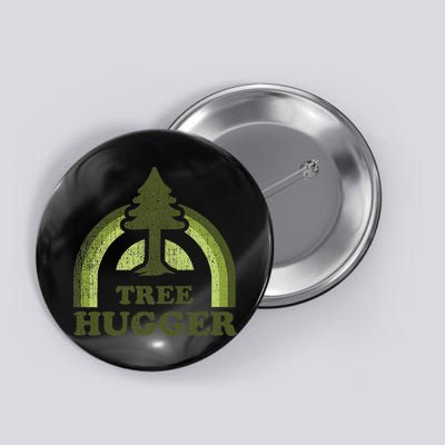 Tree Hugger Retro Environmental Nature Lover Button