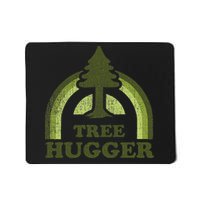 Tree Hugger Retro Environmental Nature Lover Mousepad