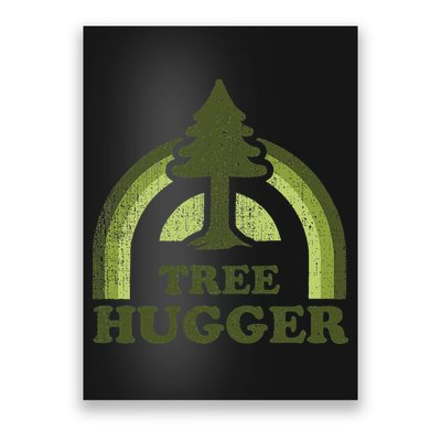 Tree Hugger Retro Environmental Nature Lover Poster
