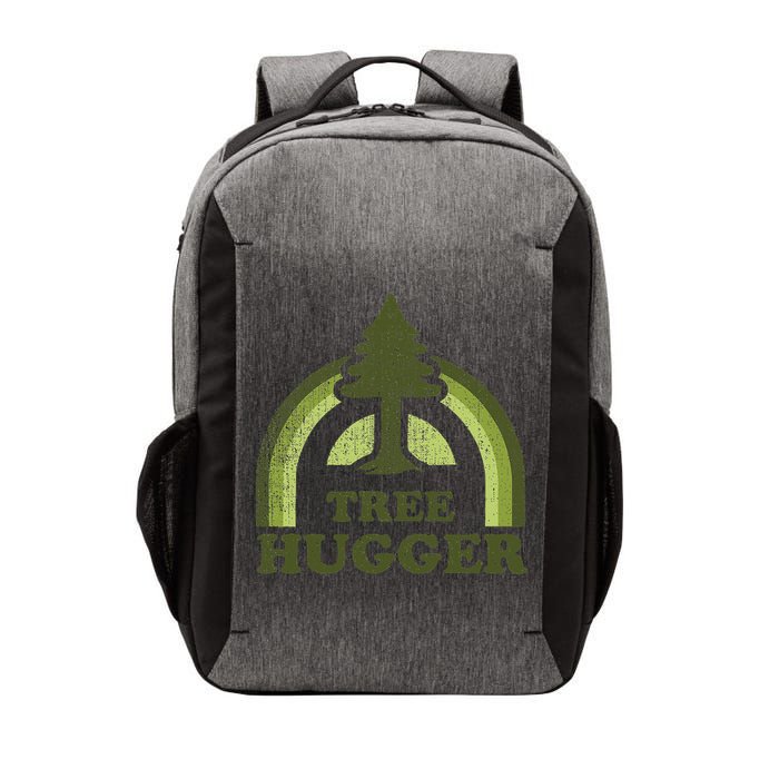 Tree Hugger Retro Environmental Nature Lover Vector Backpack