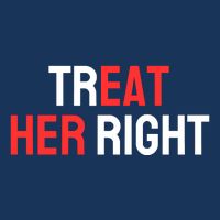 Treat Her Right / Eat Her Drawstring Bag
