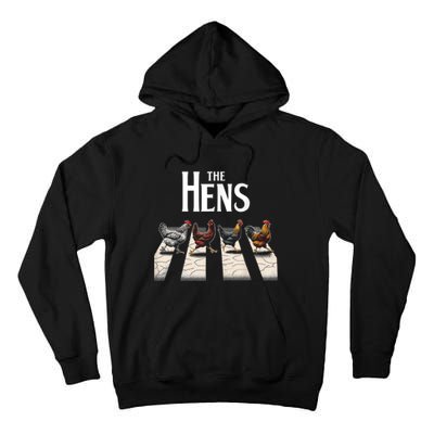 The Hens Retro Chicken Gifts Funny Chicken Tall Hoodie