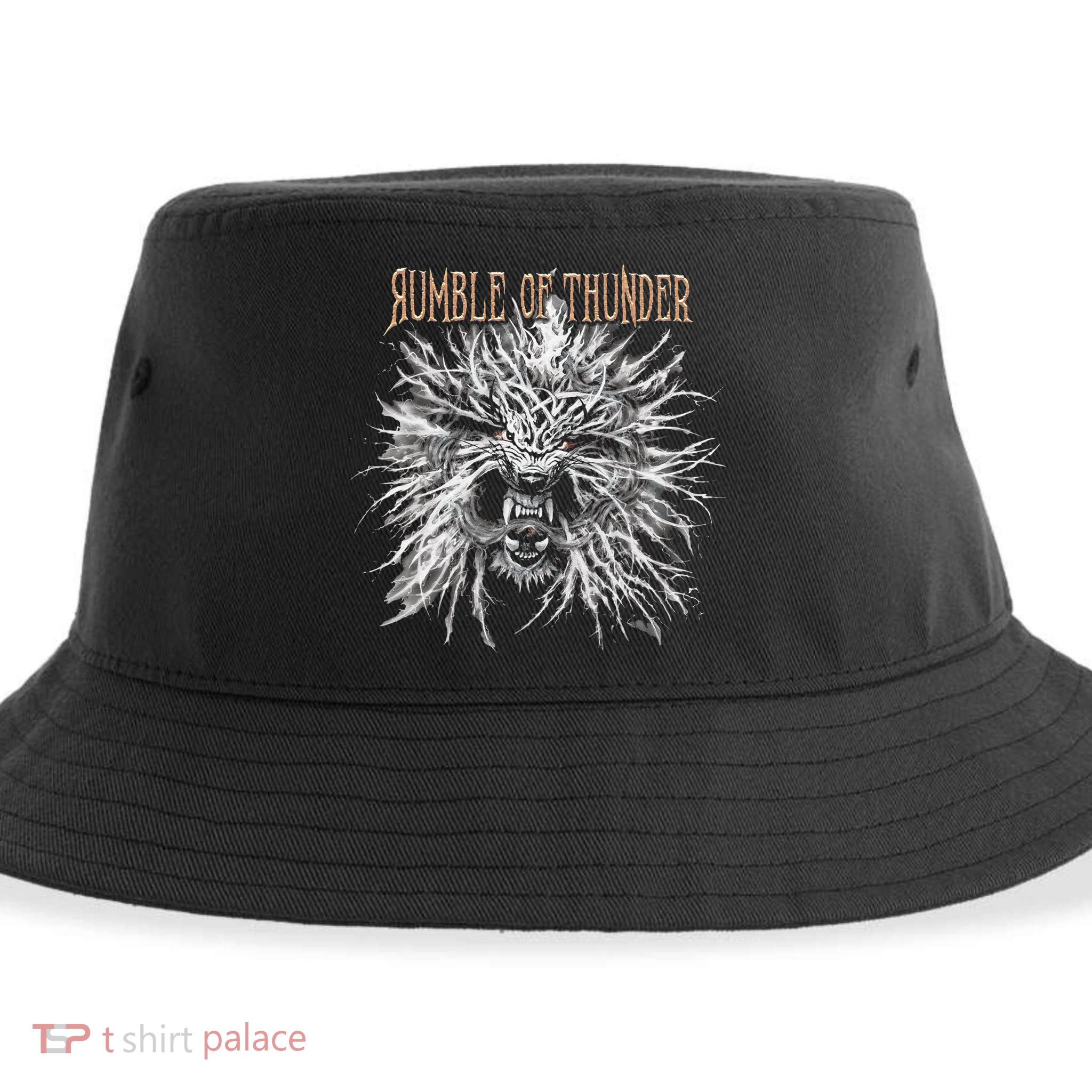 The Hu Rumble Of Thunder Album Art Sustainable Bucket Hat