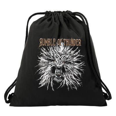 The Hu Rumble Of Thunder Album Art Drawstring Bag
