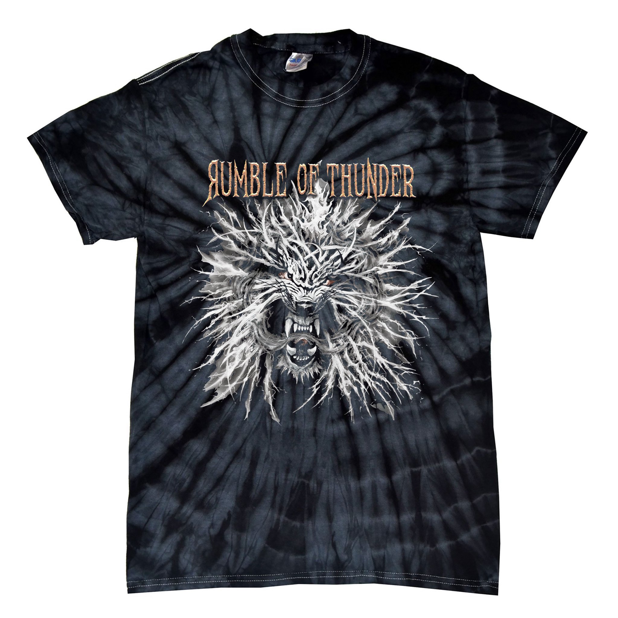 The Hu Rumble Of Thunder Album Art Tie-Dye T-Shirt