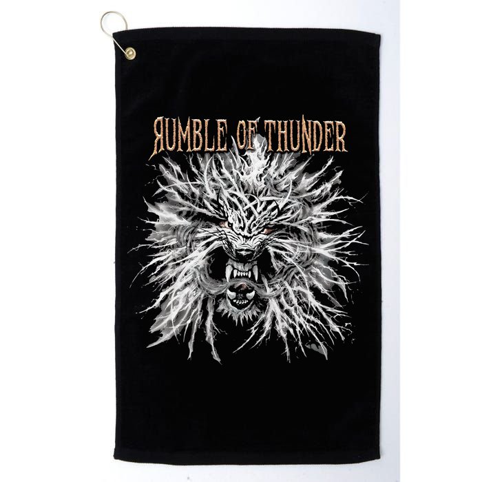 The Hu Rumble Of Thunder Album Art Golf Towel